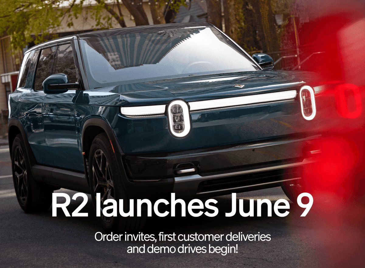Tesla Model Y Competitor, the Rivian R2 Launches on June 9th