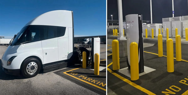 First Tesla Semi Charging Station Opens to the Public – Hub
