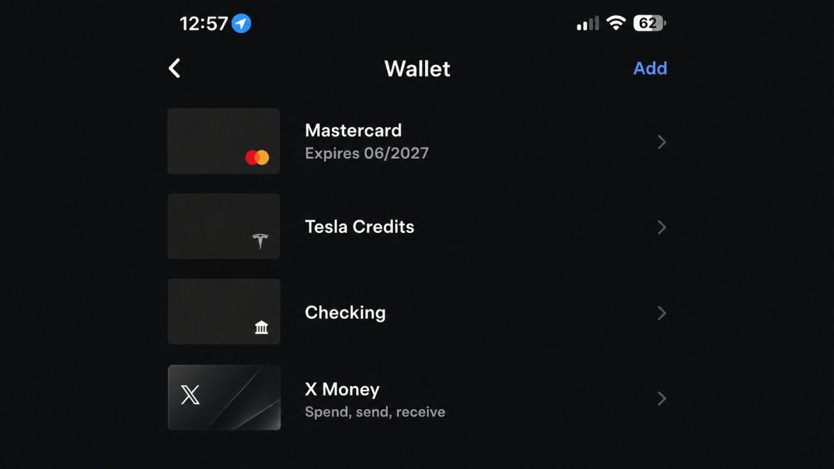 Tesla App Version 4.62.0 Preps X Money for Supercharging and FSD