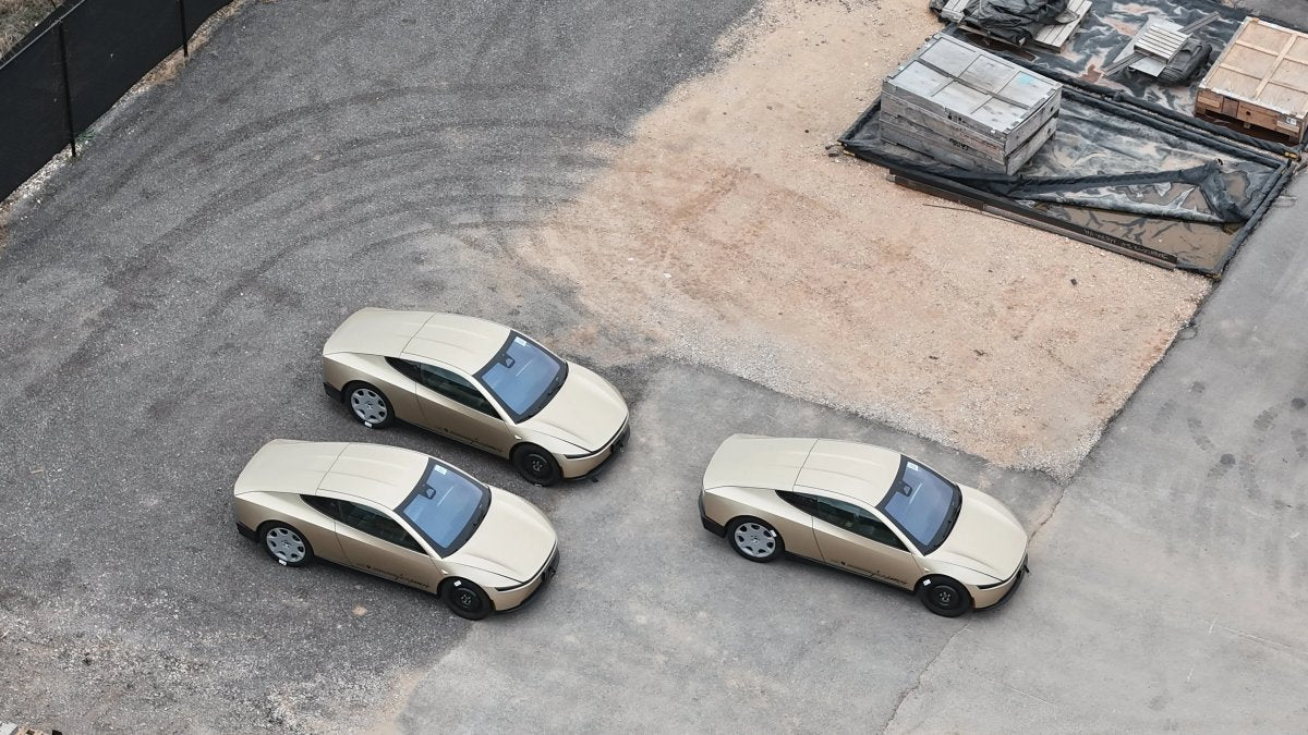 Tesla Cybercab Spotted at Giga Texas Without Steering Wheel