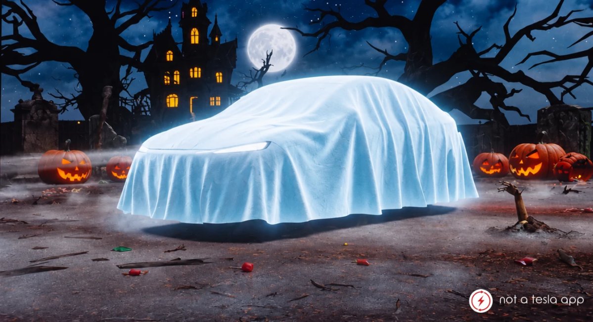 Tesla Previews Halloween Mode With Spooky UI and Zombie Visuals