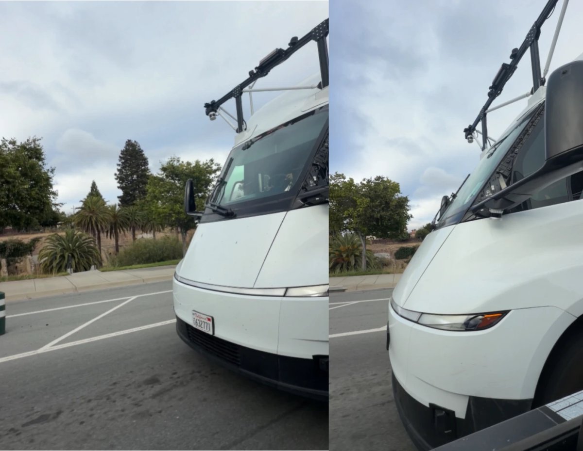 Tesla Semi Spotted With FSD Testing Equipment [VIDEO]