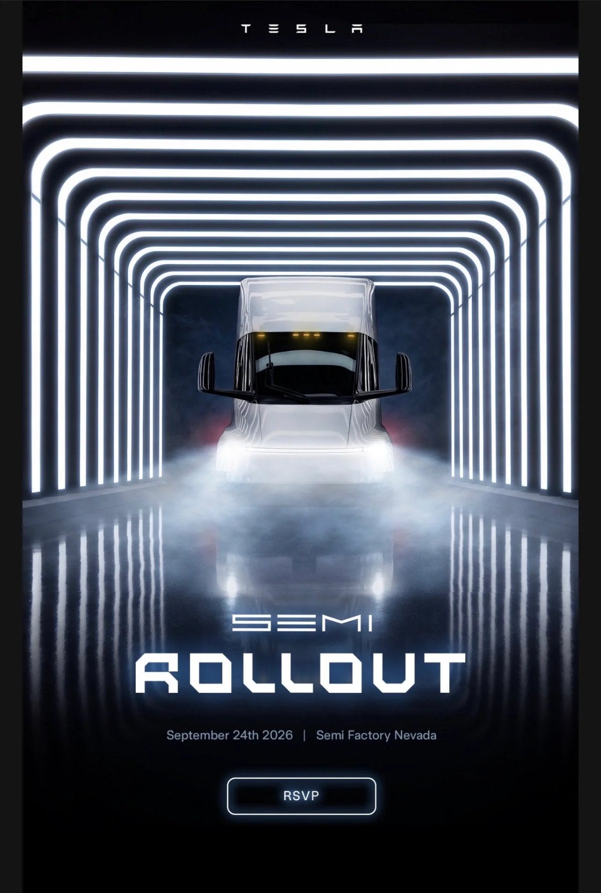 Tesla Starts Sending Invites for Semi Event on September 24
