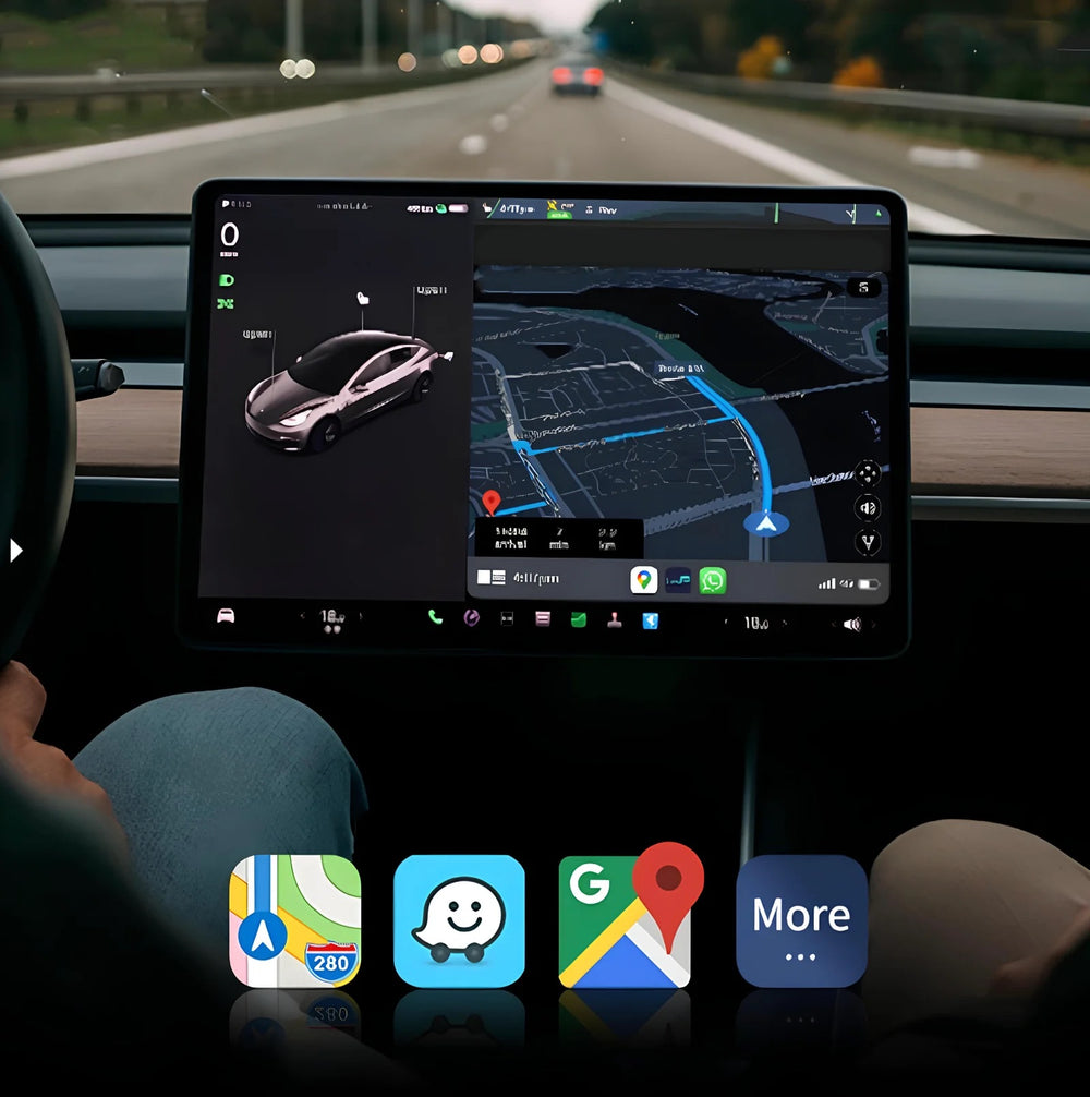 Teslahubs™ MagicBox: Seamless CarPlay for Every Tesla – Hub