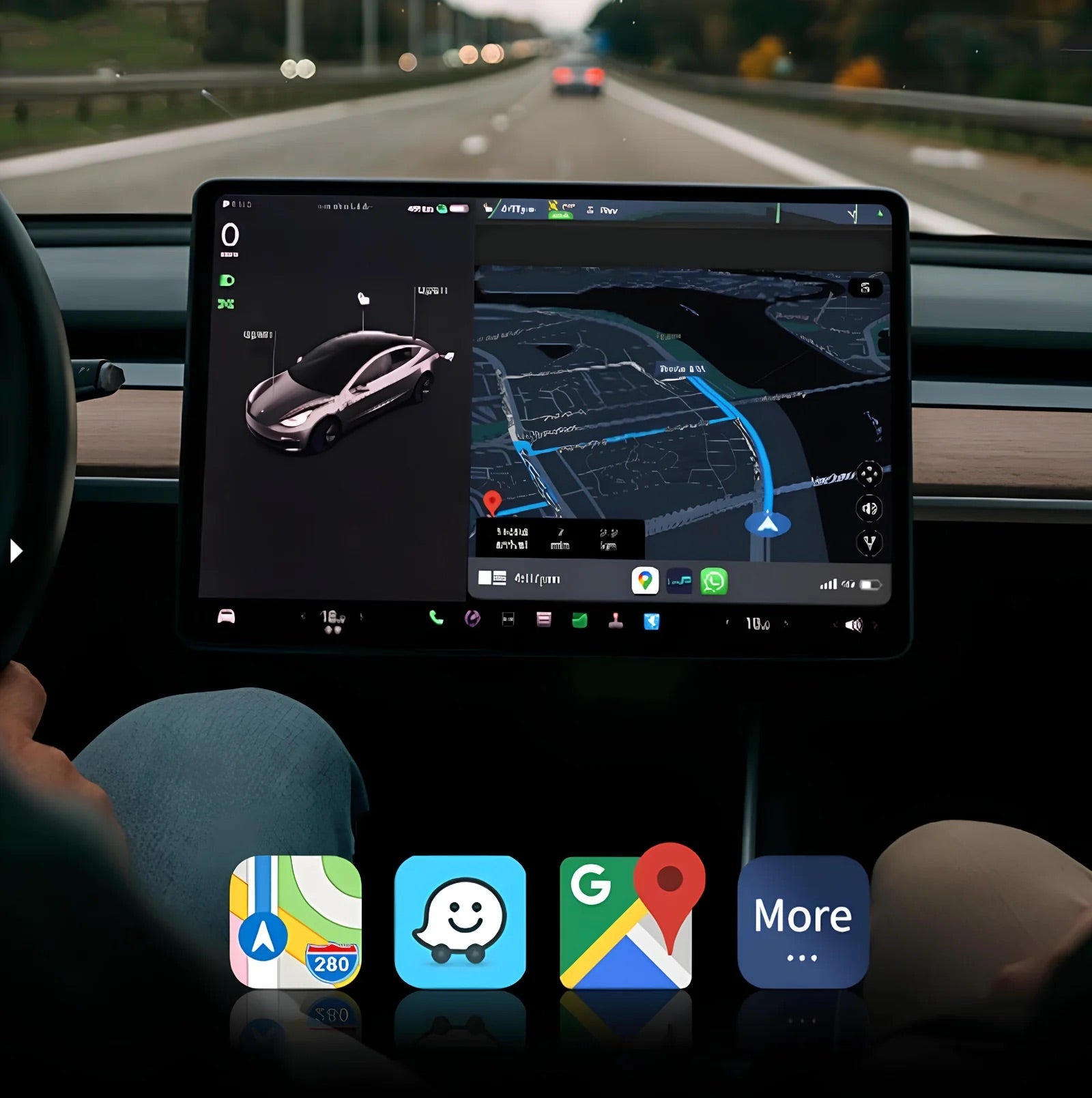 Teslahubs™ MagicBox: A Universal Solution for Seamless CarPlay Integration in All Tesla Models