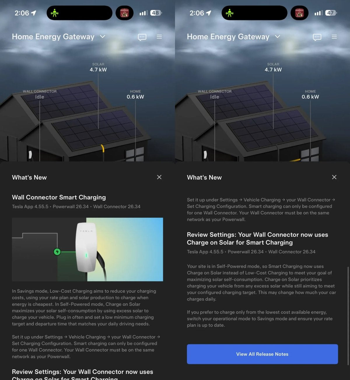 Update 26.34 Brings Smart Charging to Powerwall and Gen 3 Wall Connector