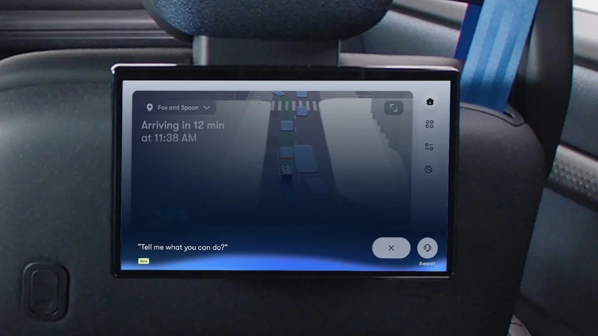 First Look at Waymo's New Robotaxi UI and Gemini Integration