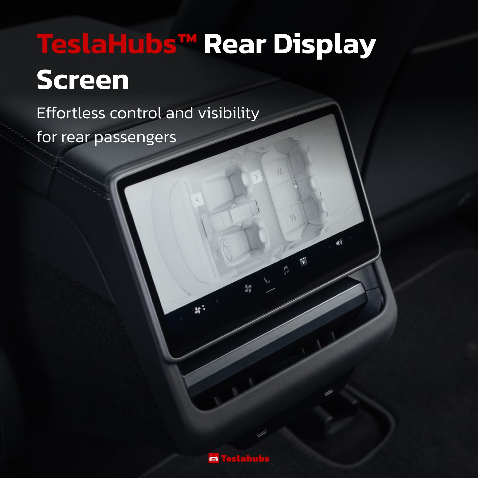 Tesla Model 3 & Y Rear Display Screen – Tesla Hubs