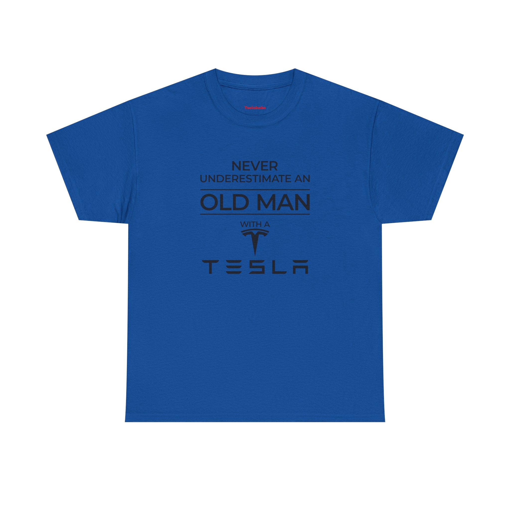 'Never Underestimate an Old Man with a Tesla' - T-Shirt