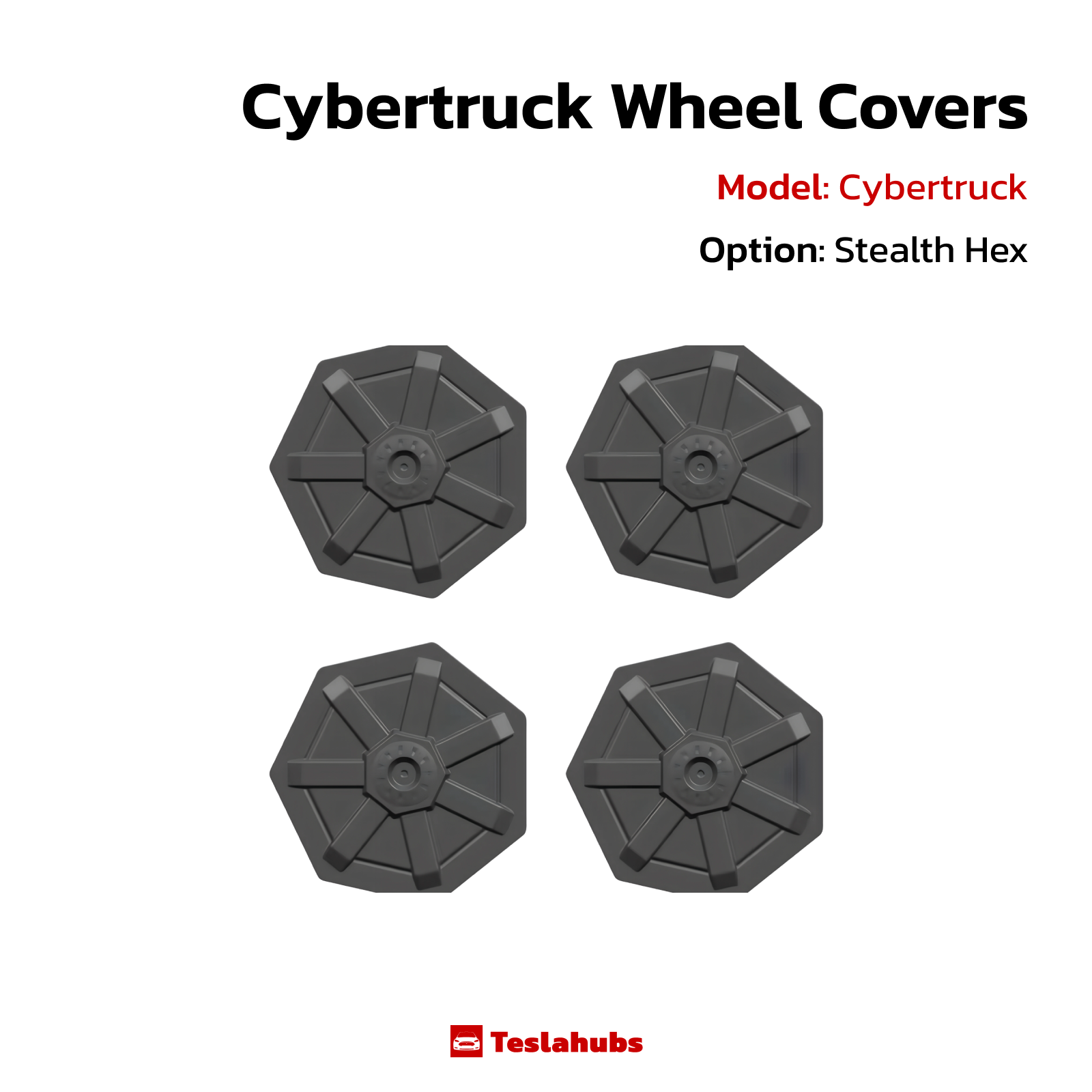 Teslahubs™ Cybertruck Wheel Covers