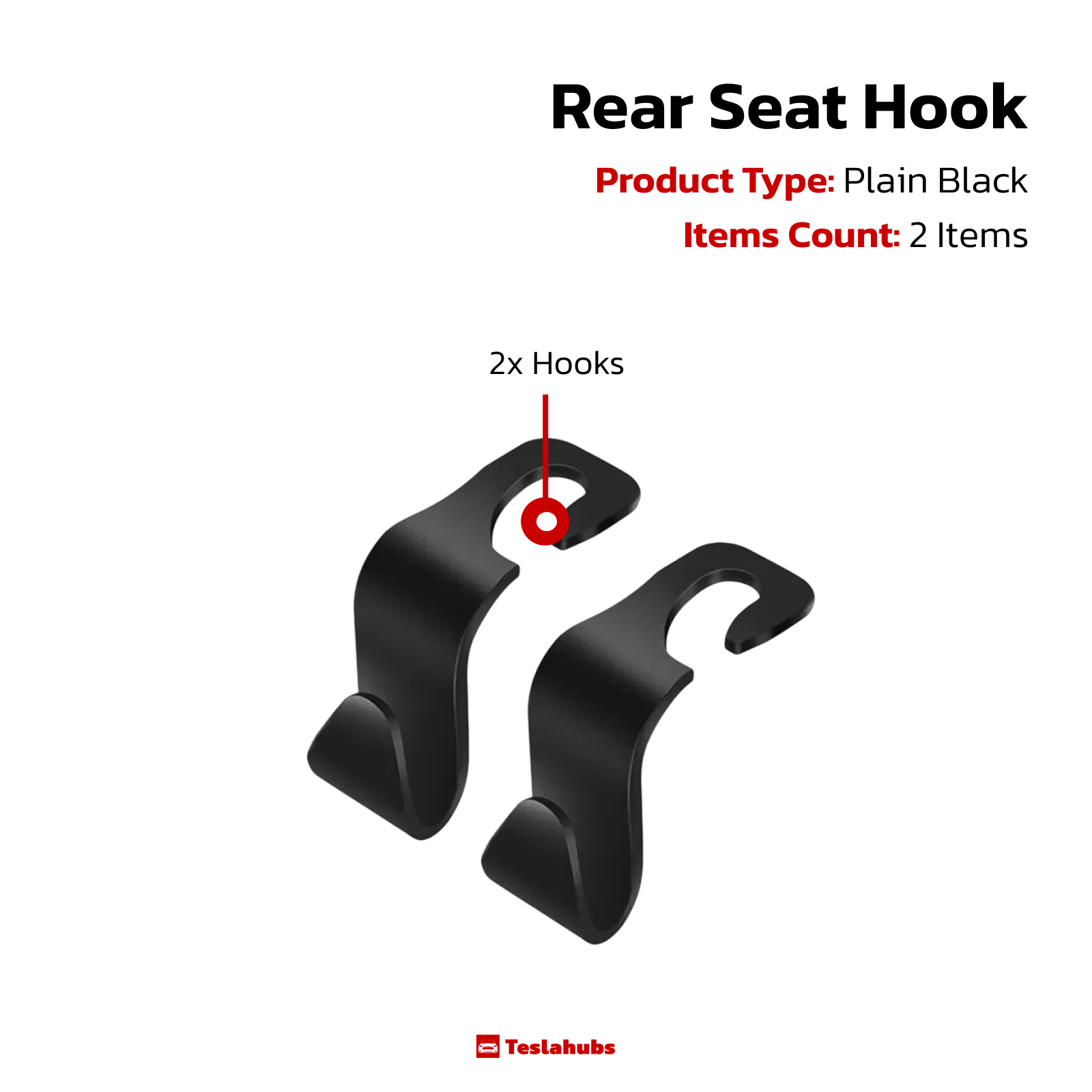 Teslahubs™ Rear Seat Hook