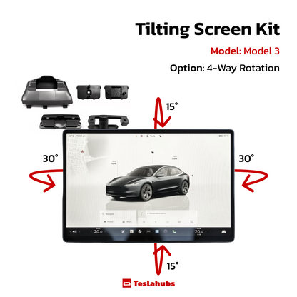 Teslahubs™ Mittelkonsolen-Aufbewahrungsset, Modell 3 / Y 