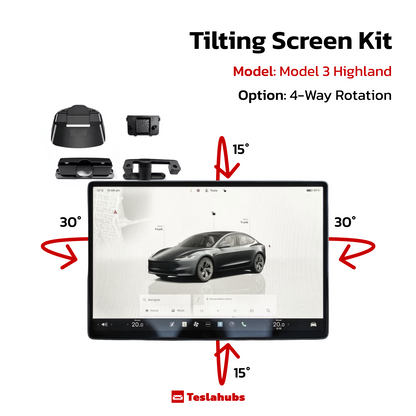 Teslahubs™ Mittelkonsolen-Aufbewahrungsset, Modell 3 / Y 