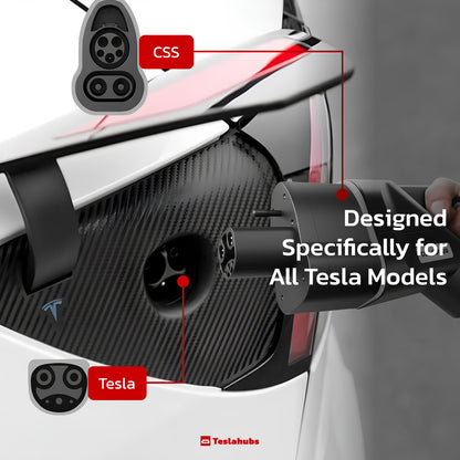 Teslahubs™ CCS1×J1772 2-in-1 Charging Adapter