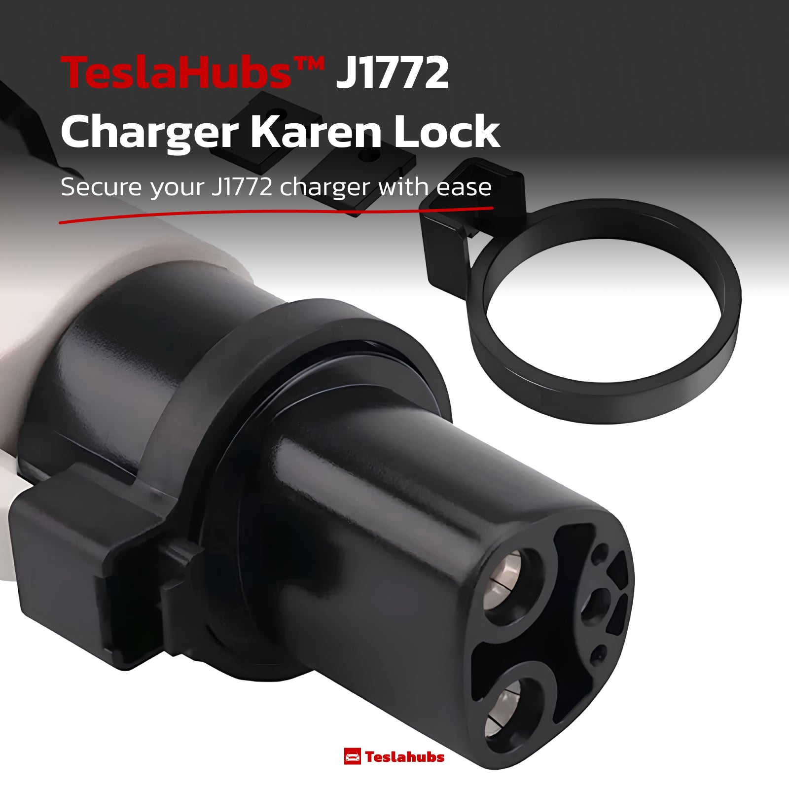 Teslahubs™ J1772 Charger Karen Lock