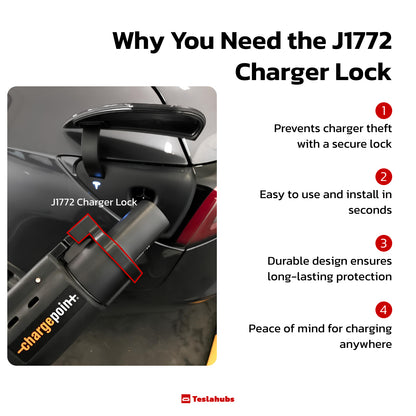 Teslahubs™ J1772 Charger Karen Lock