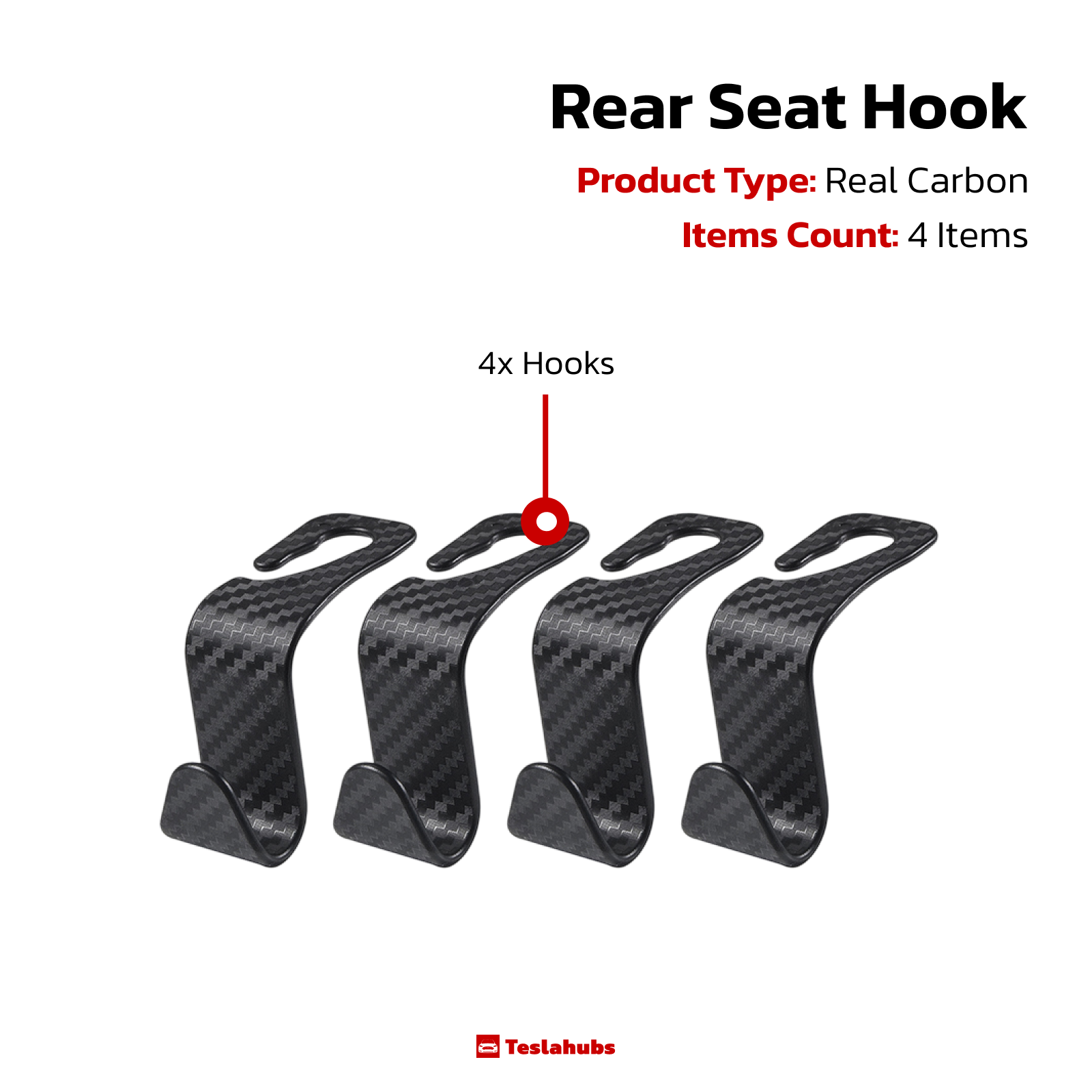 Teslahubs™ Rear Seat Hook