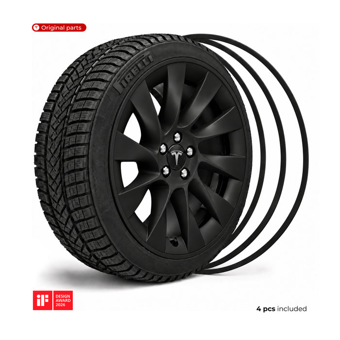 Teslahubs™ Protections de jantes en aluminium