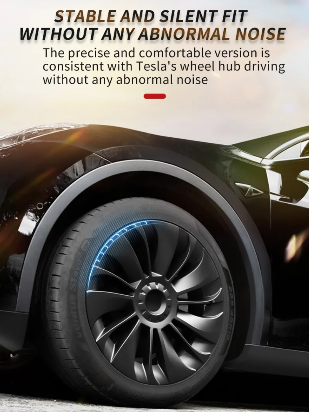 Teslahubs™ Radkappe 19 Zoll für Model Y 