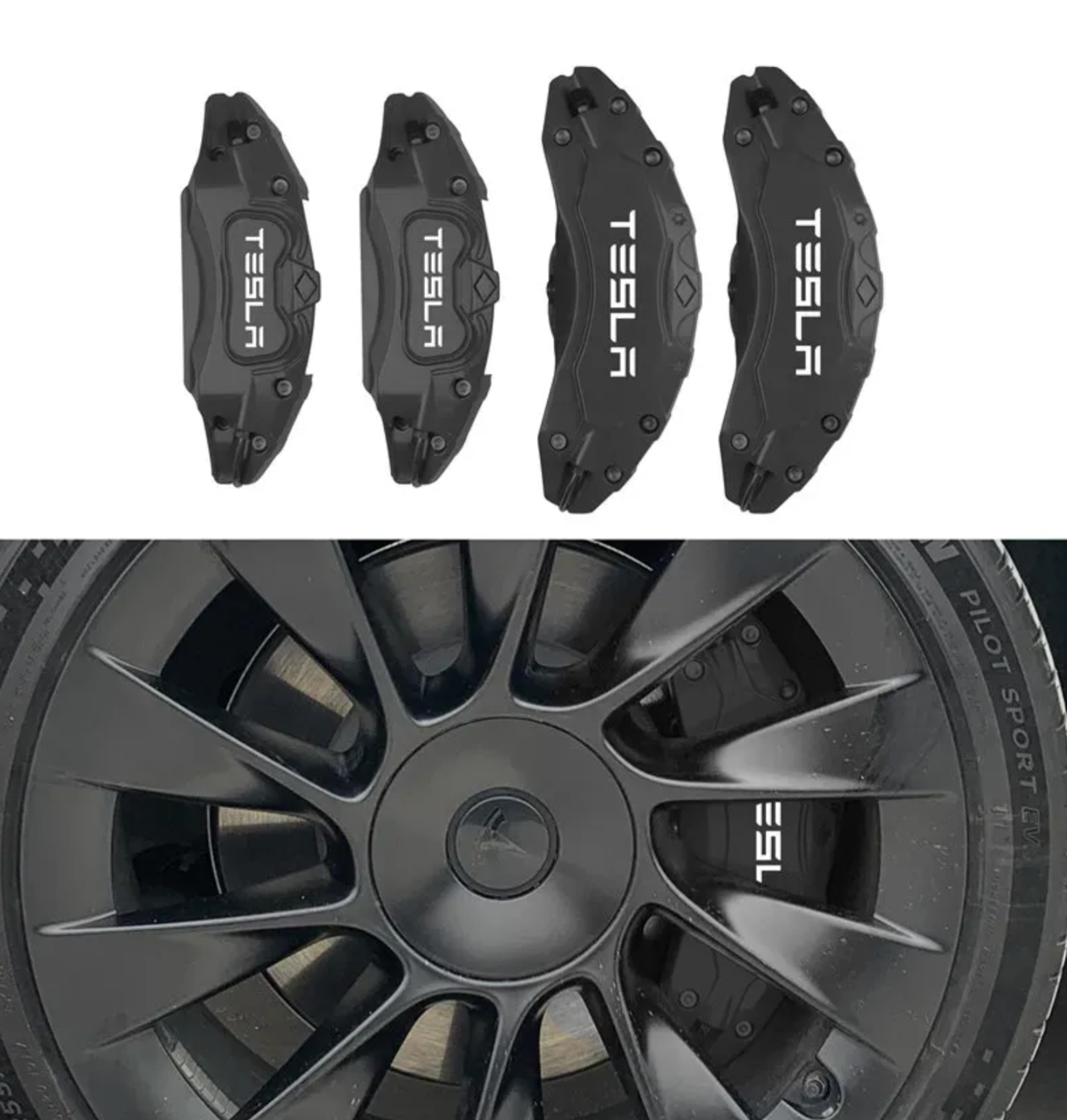 TeslaHubs™ Aluminium Caliper Covers for Model Y