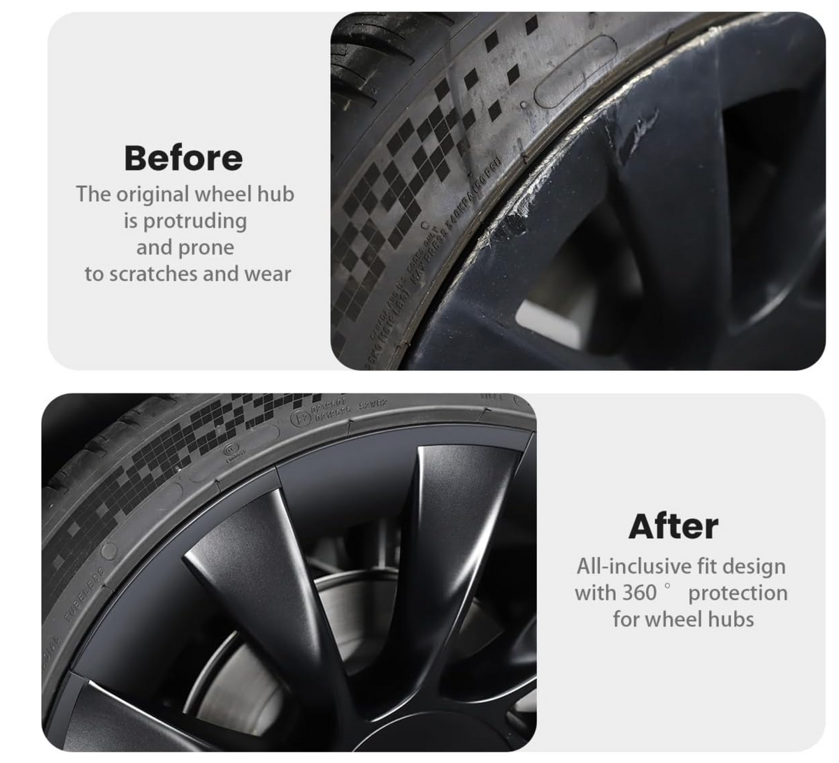 Shield Yellow Rim Rim Shield Advanced Protection Kit for Tesla Model Y – Tesla Hubs