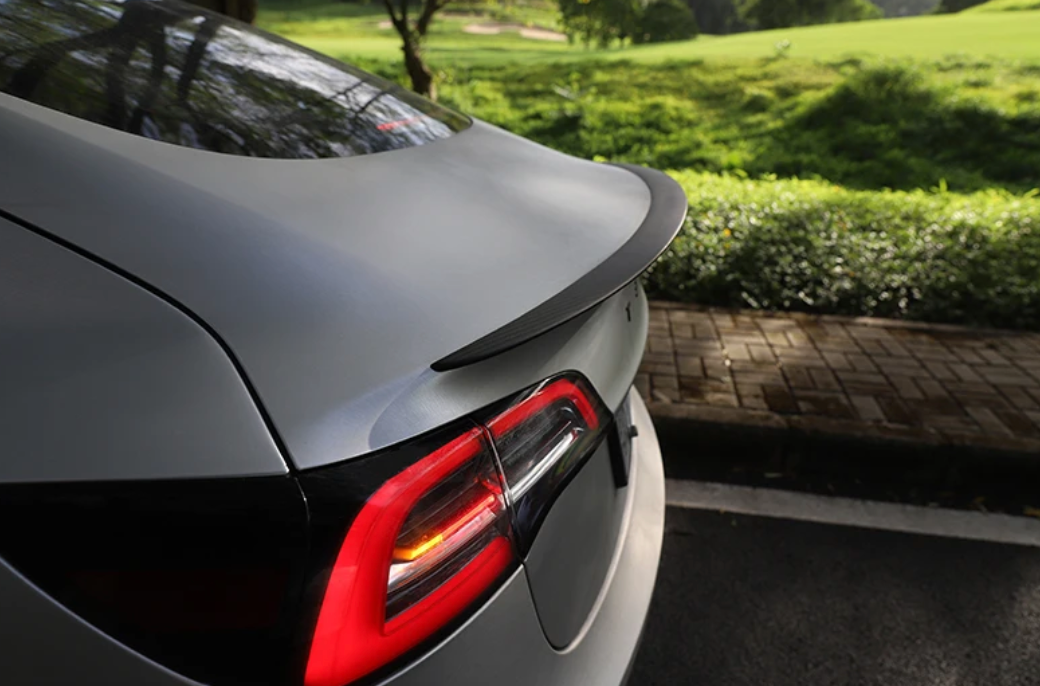 TeslaHubs™ Hardened Carbon Fiber Spoiler