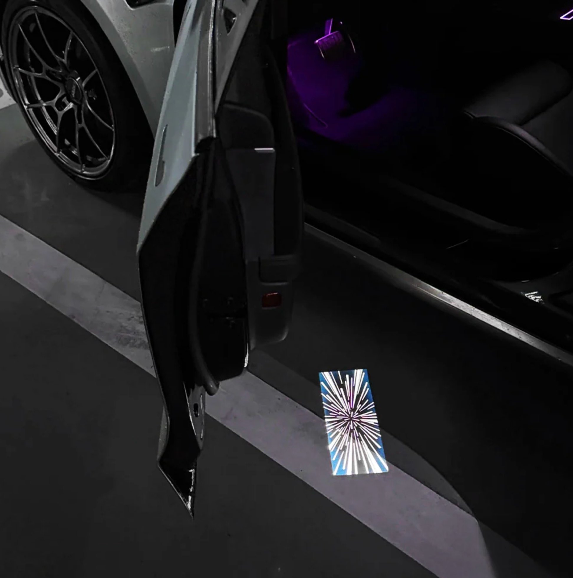 Teslahubs™ Projector Doors Lights