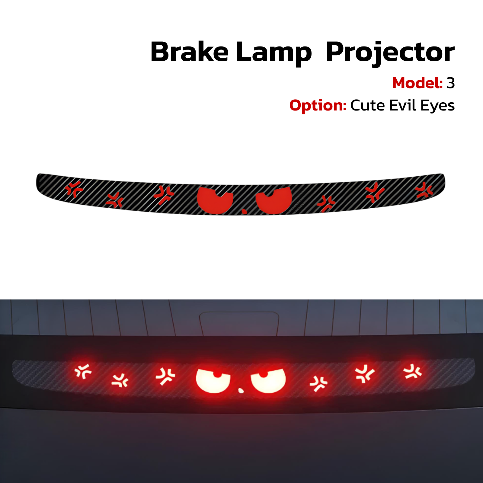 Teslahubs™ Brake Lamp Projector