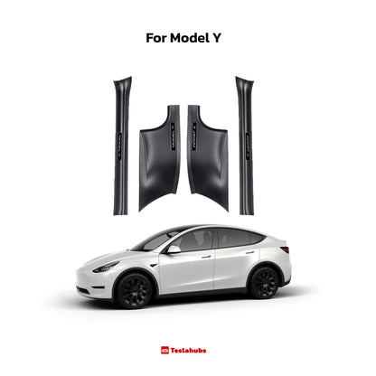 Teslahubs™ Carbon Door Seal Protection for Model 3/Y - 