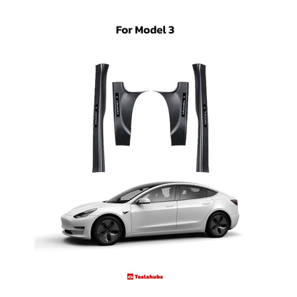Teslahubs™ Carbon Door Seal Protection for Model 3/Y - 2