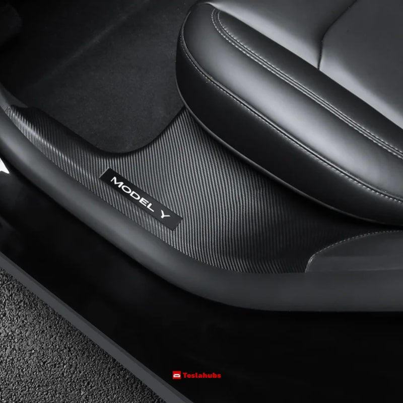 Teslahubs™ Carbon Door Seal Protection for Model 3/Y