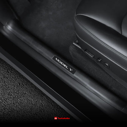 Teslahubs™ Carbon Door Seal Protection for Model 3/Y - 12