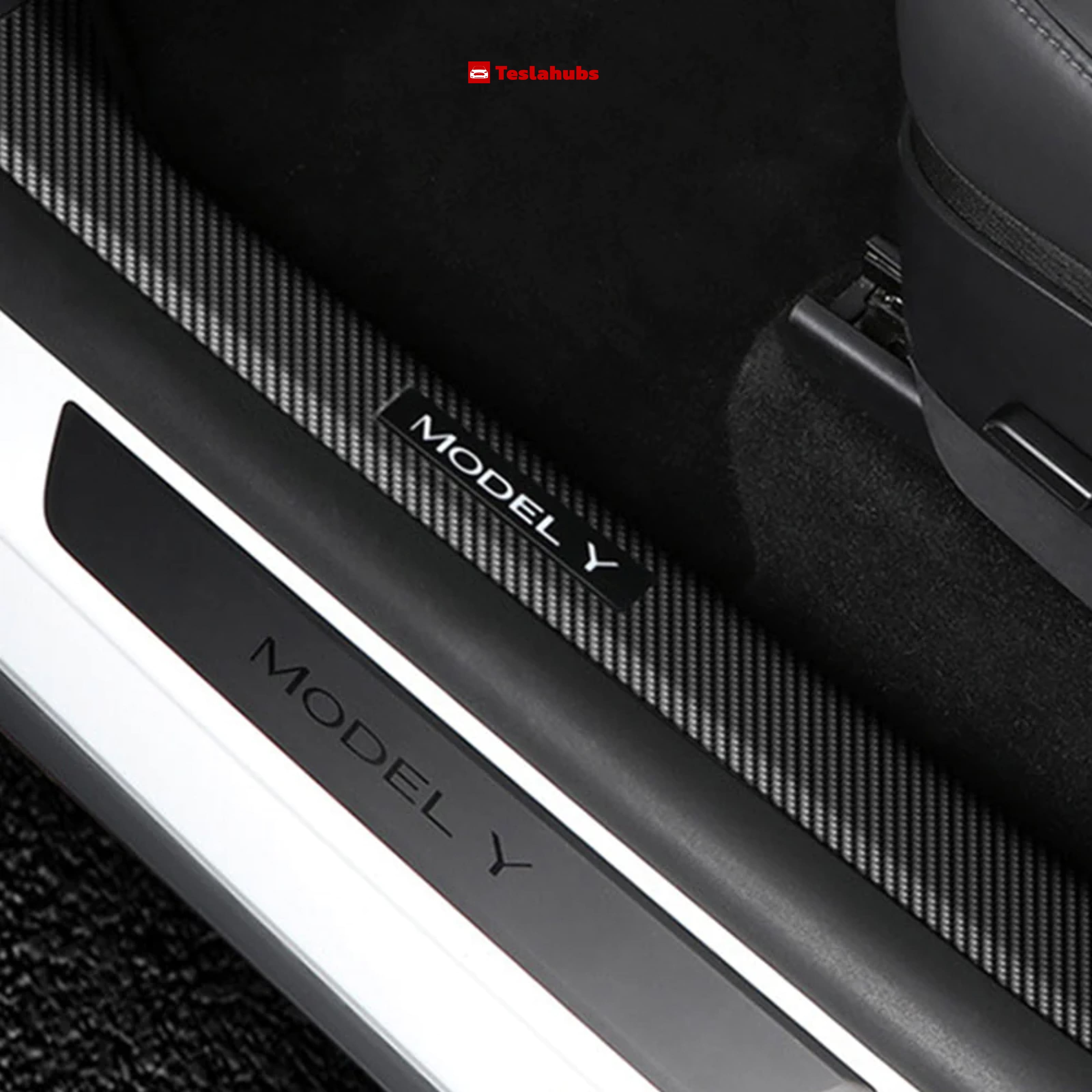 Teslahubs™ Carbon Door Seal Protection for Model 3/Y