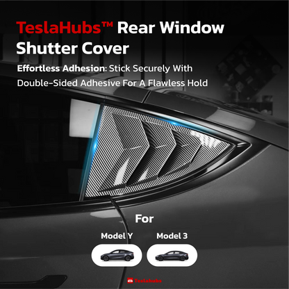 Teslahubs™ Rear Window Shutter Cover