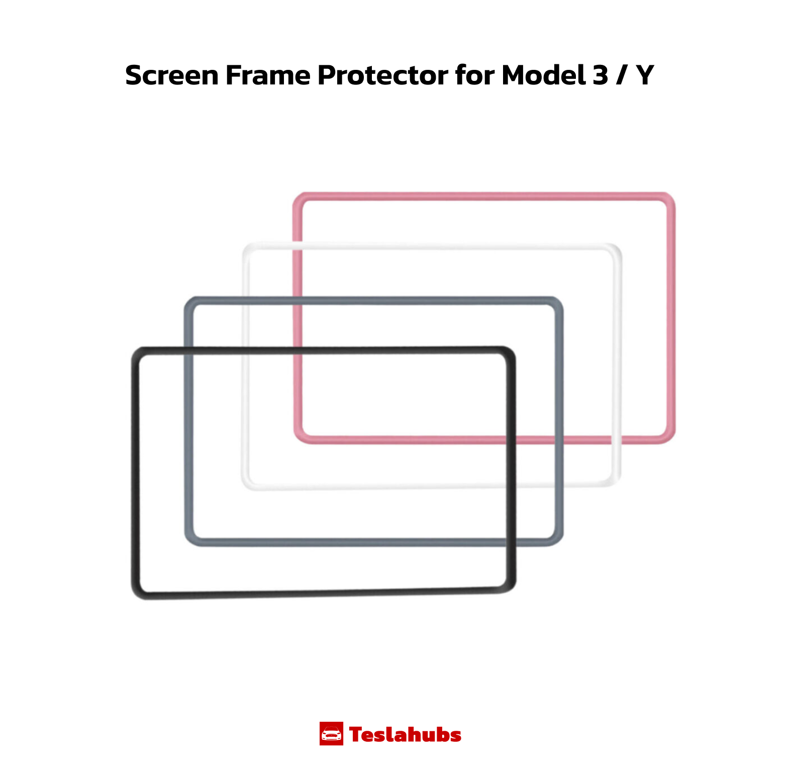 Teslahubs™ Bildschirmrahmenschutz für Modell 3 / Y