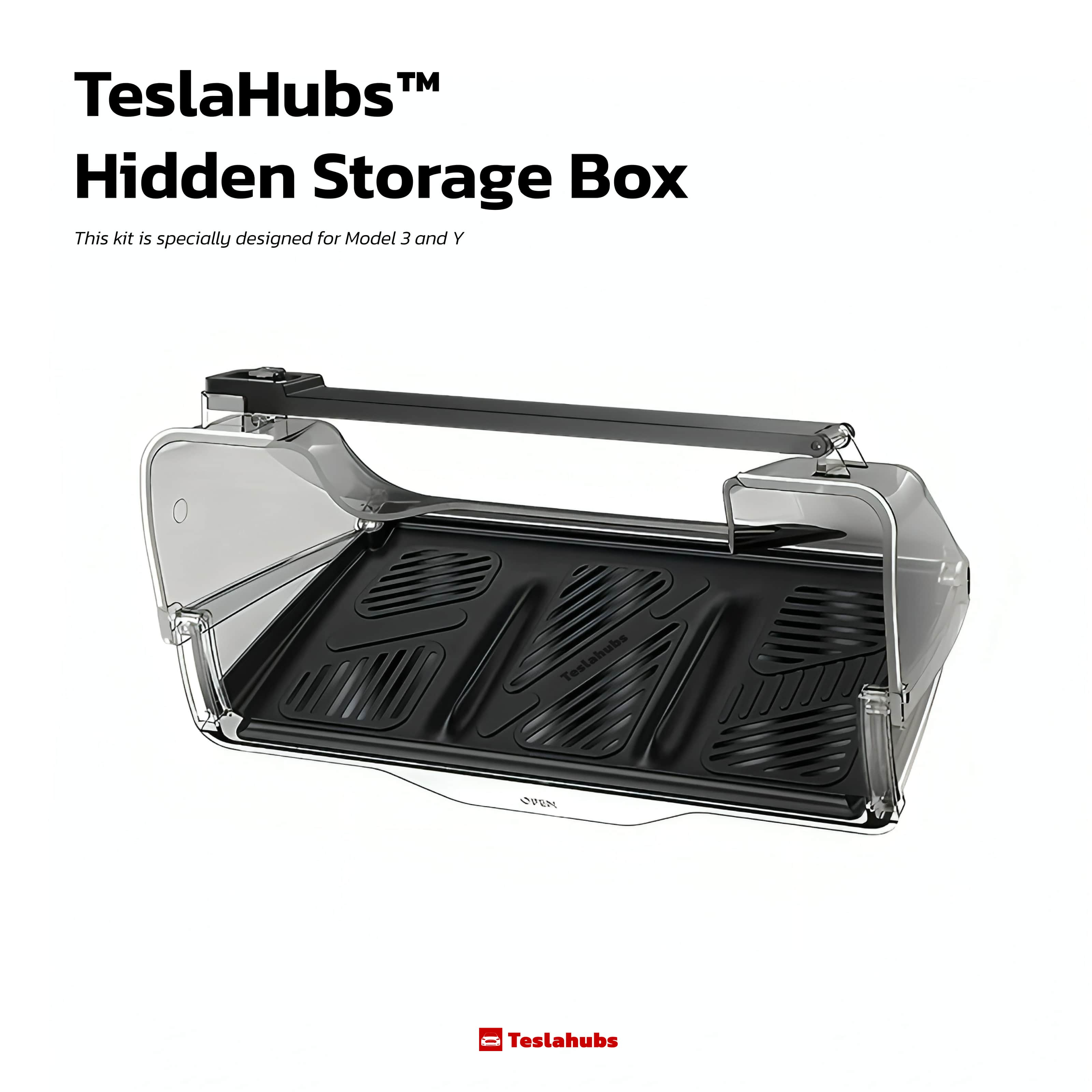 Versteckte Aufbewahrungsbox für Teslahubs™