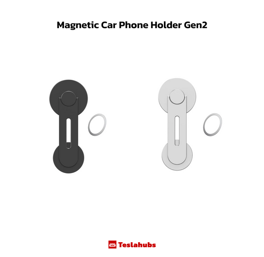 Teslahubs™ Magnetic Car Phone Holder Gen2