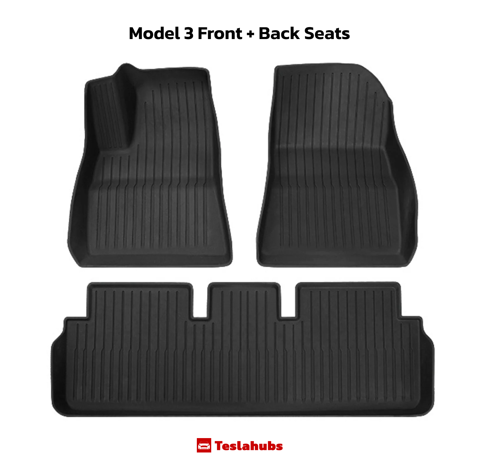 TeslaHubs™ Premium All Weather Mats For Model 3/Y