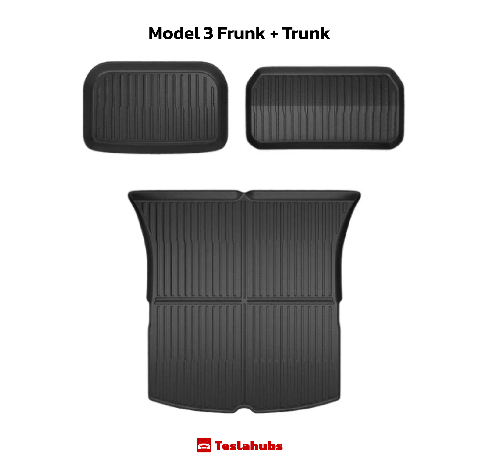 TeslaHubs™ Allwettermatten für Modell 3/Y 