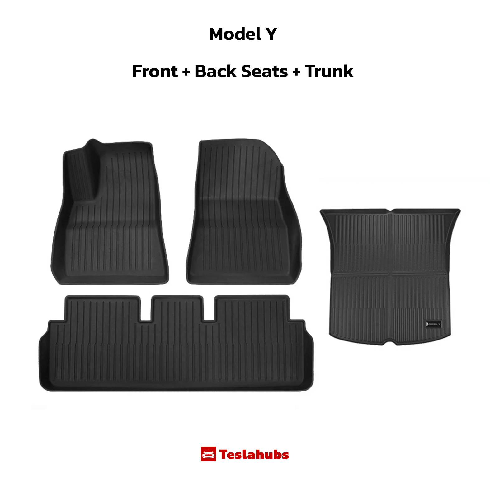 TeslaHubs™ Premium All Weather Mats For Model 3/Y