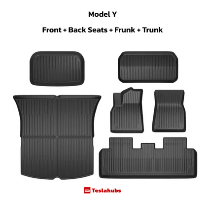 TeslaHubs™ All Weather Mats For Model 3/Y