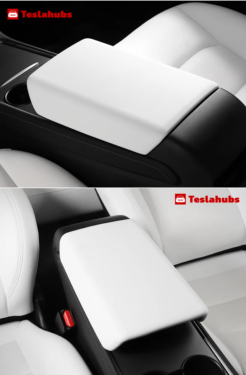 Teslahubs™ Central Console Armrest Cover For Tesla Model 3 / Y