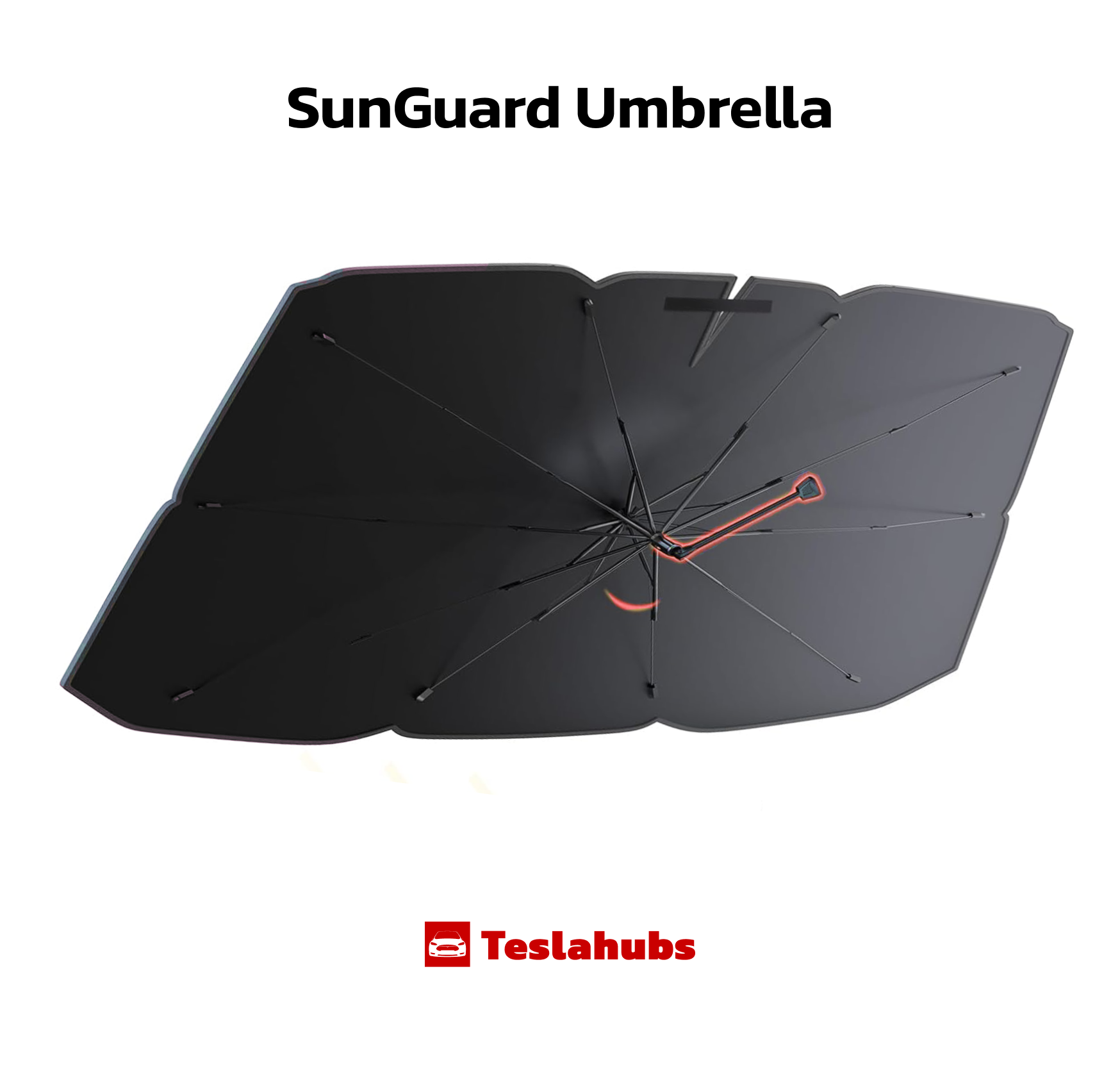 Teslahubs™ SunGuard Umbrella for Model 3,Y,S