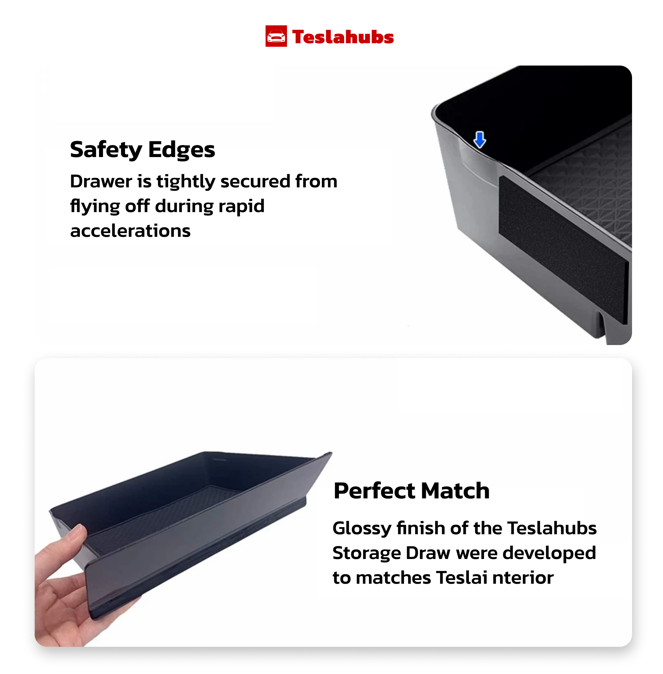 Teslahubs™ Storage Drawer For Model X/S