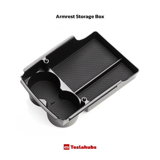 Teslahubs™ Armrest Storage Box For Tesla Model X/S