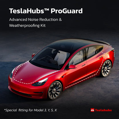 TeslaHubs™ ProGuard: Advanced Noise Reduction & Weatherproofing Kit - 1