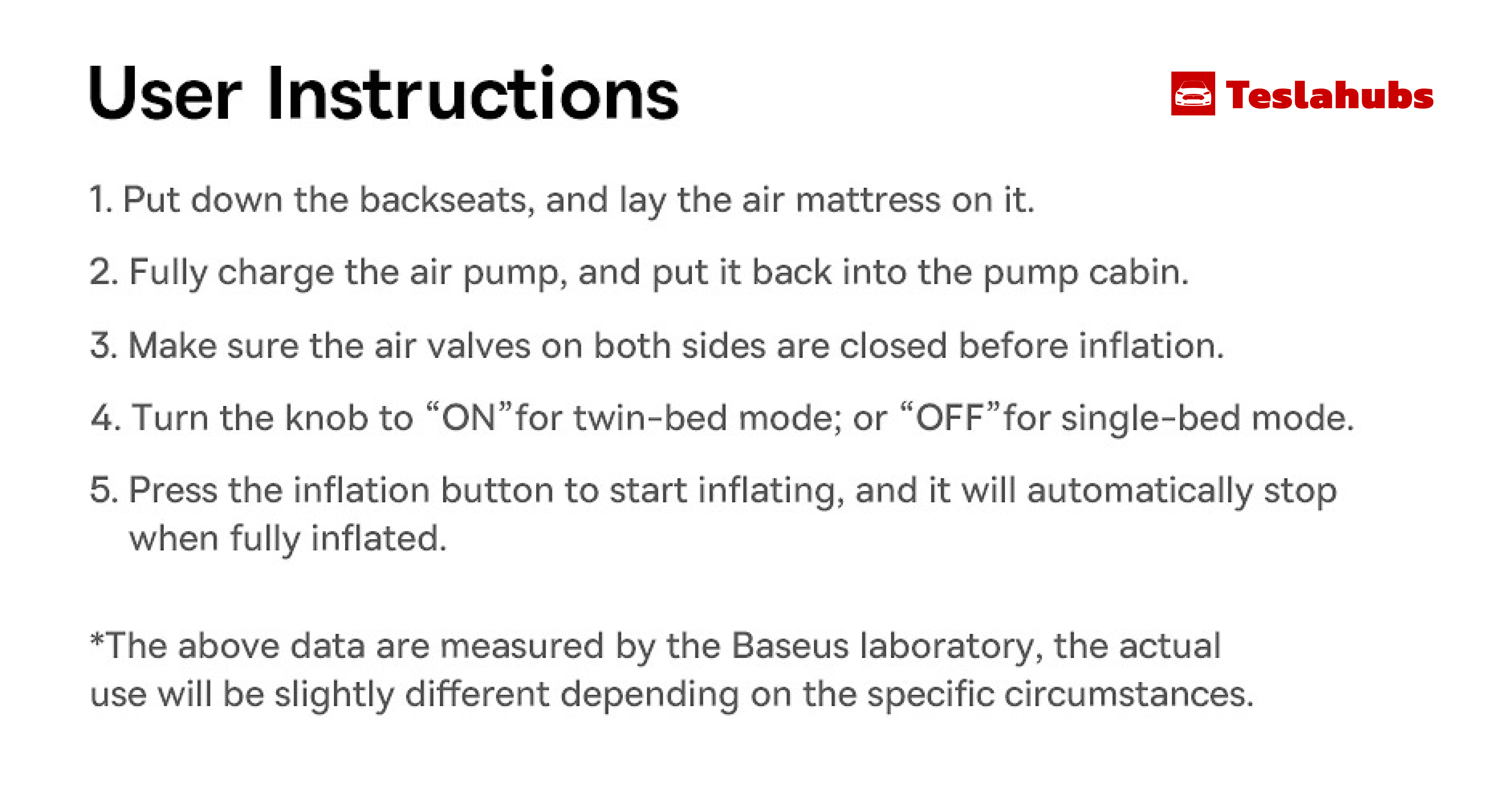 Teslahubs™ Cloud Soft Air Mattress