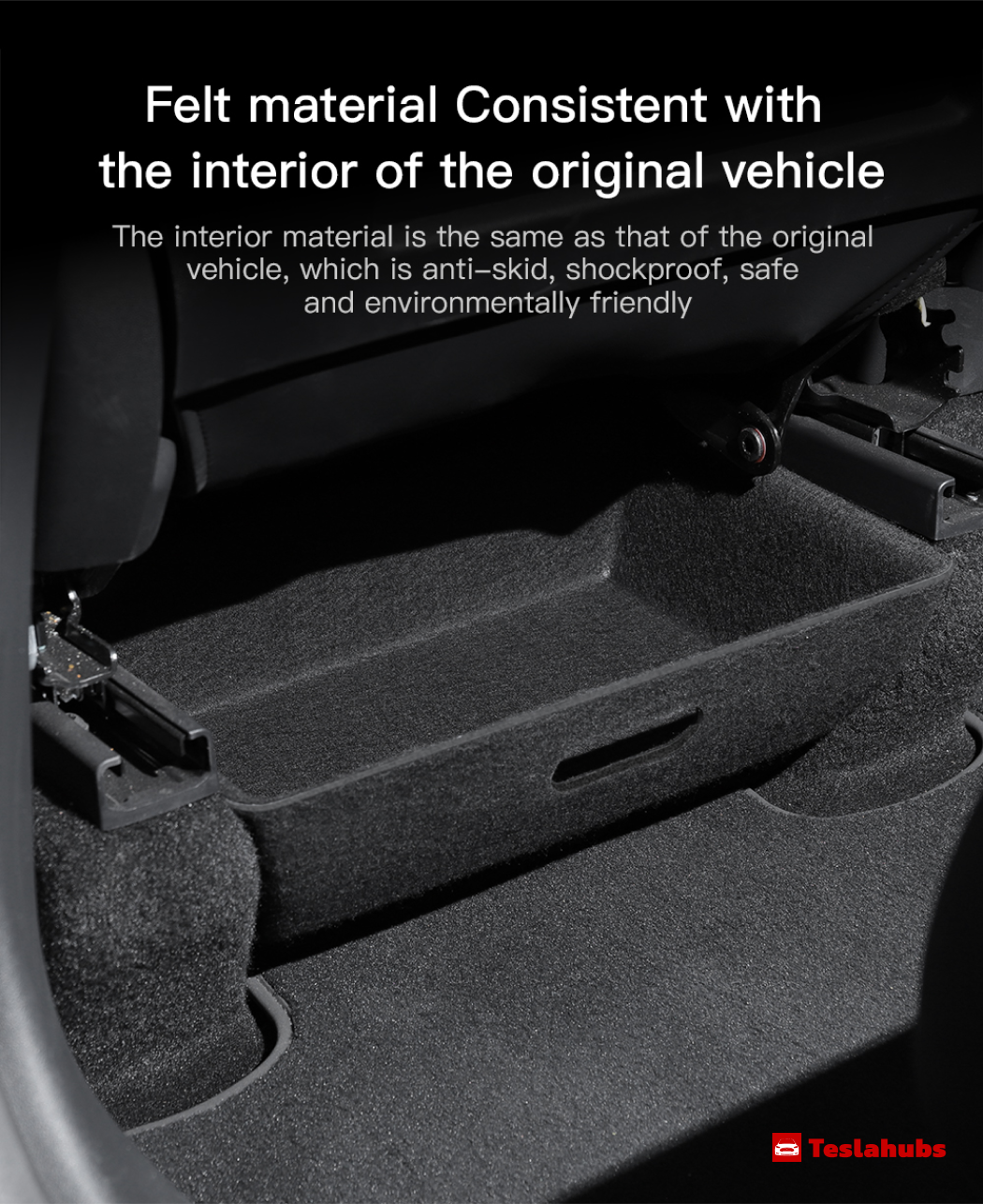 Teslahubs™ Under Seat Storage Drawer for Model Y