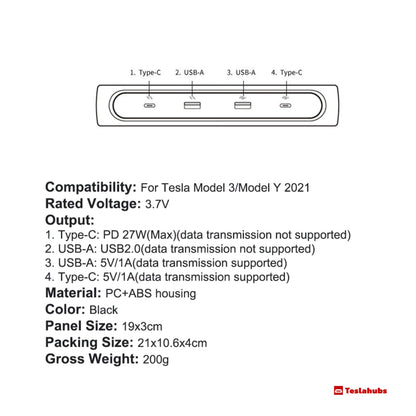 Teslahubs™ ElectroGlow Schnellladestation für Model 3 / Y  - 9
