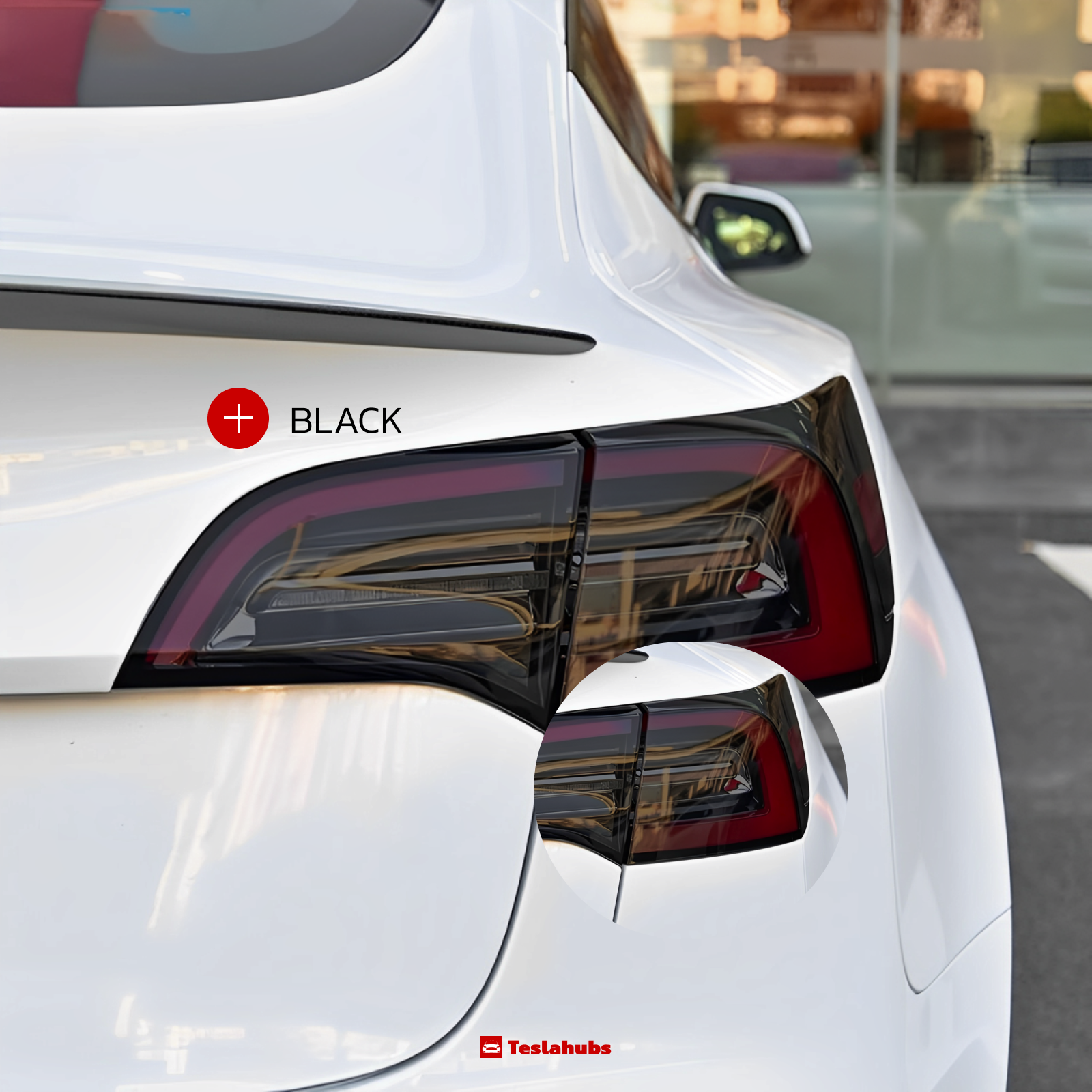 Teslahubs™ Lights Protector: Head-tail lights protective film